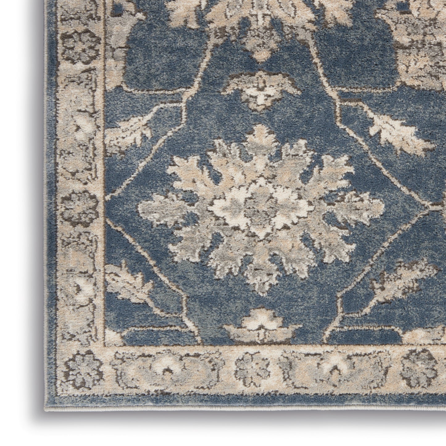 Nourison Quarry 8'10" x 11'10" Blue Beige Vintage Indoor Rug