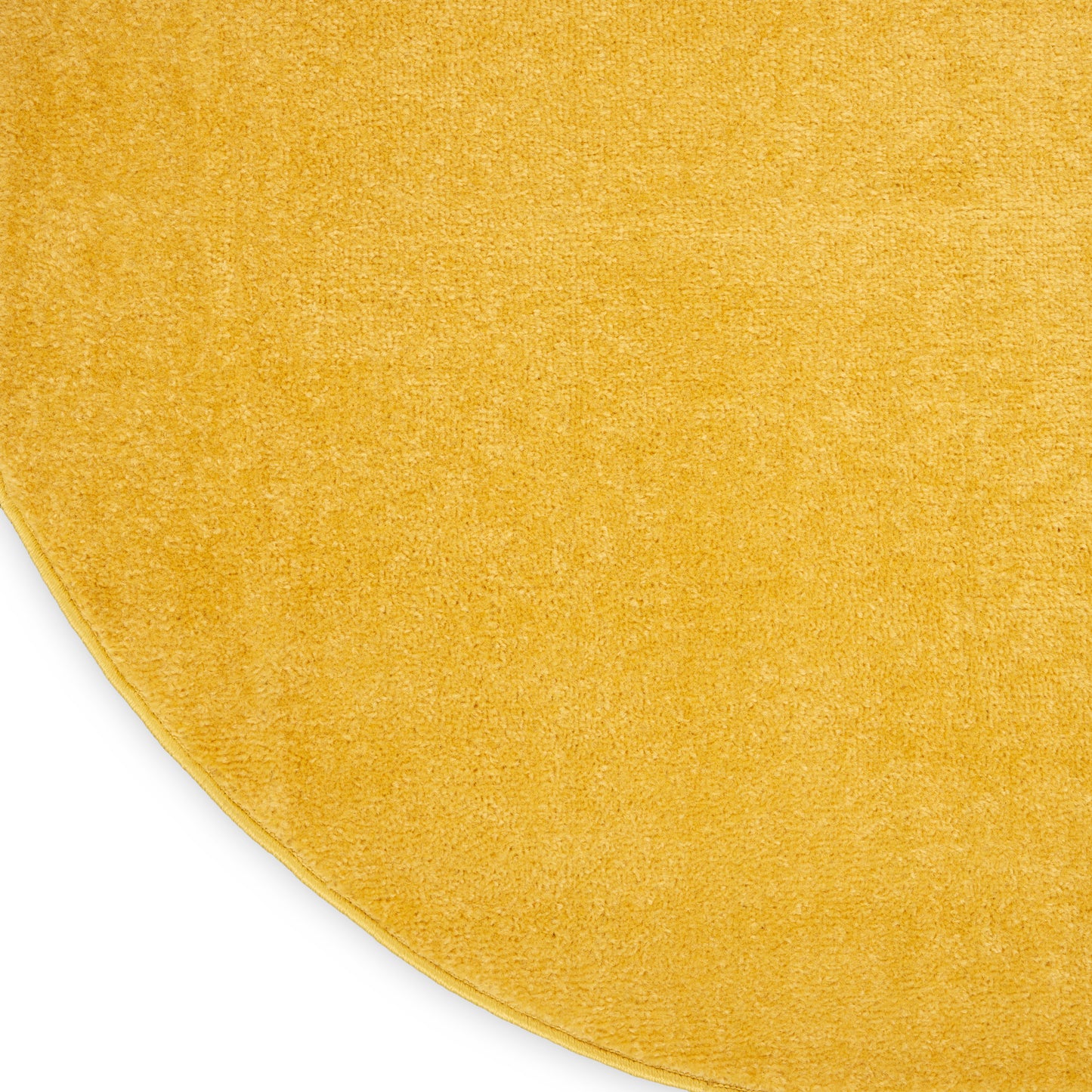 Nourison Nourison Essentials 6' x Round Yellow Outdoor Rug