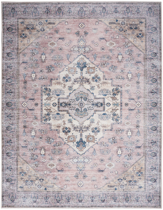 Nourison Grand Washables 9'2" x 12' Blush Vintage Indoor Rug