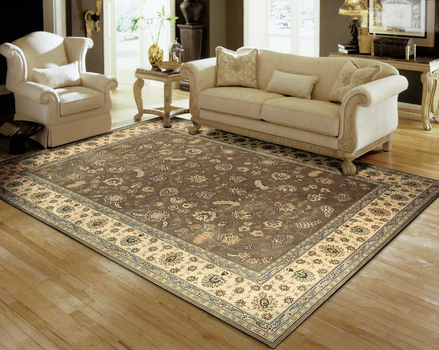 Nourison Nourison 2000 9'9" x 13'9" Olive Traditional Indoor Rug