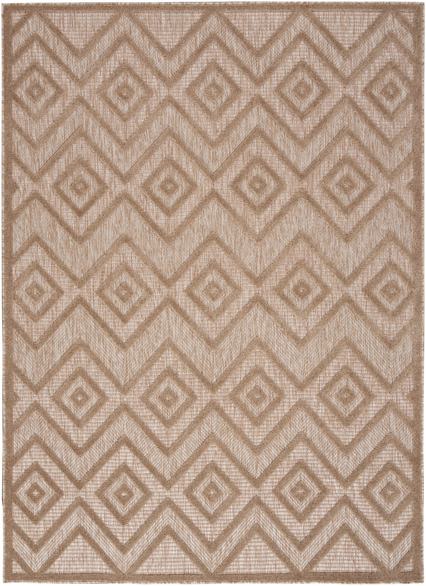 Nourison Versatile 4' x 6' Natural Beige Modern Rug