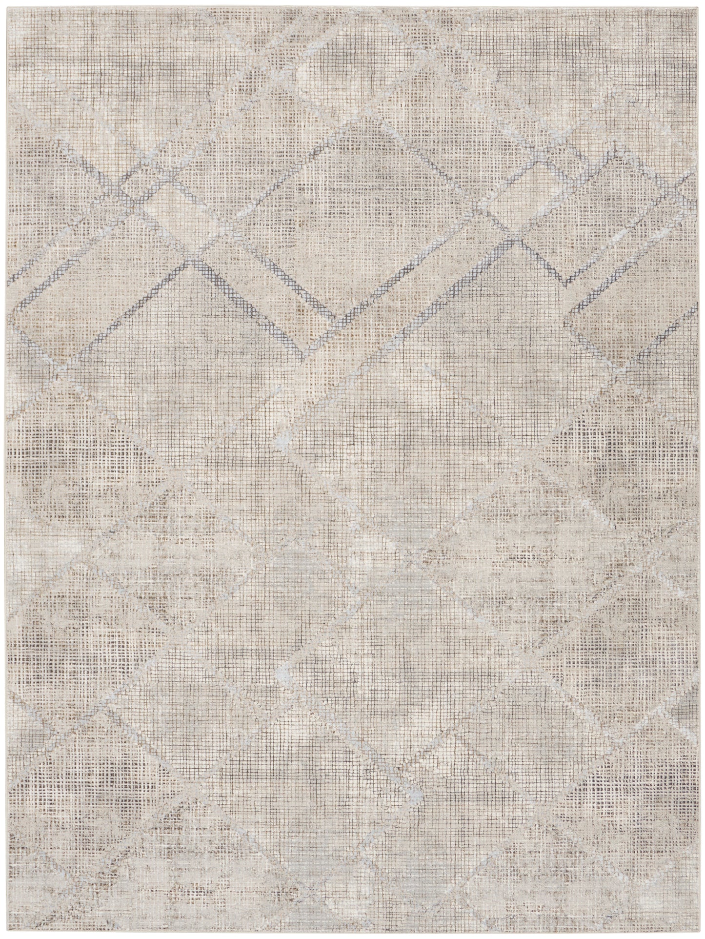 Inspire Me! Home Décor Iliana 9' x 12' Grey Modern Indoor Rug