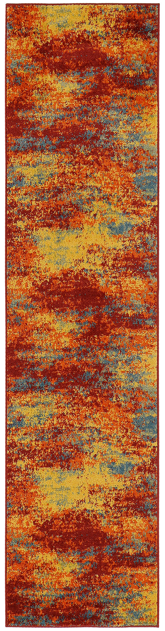 Nourison Nourison Essentials 2'2" x 7'6" Flame Modern Rug