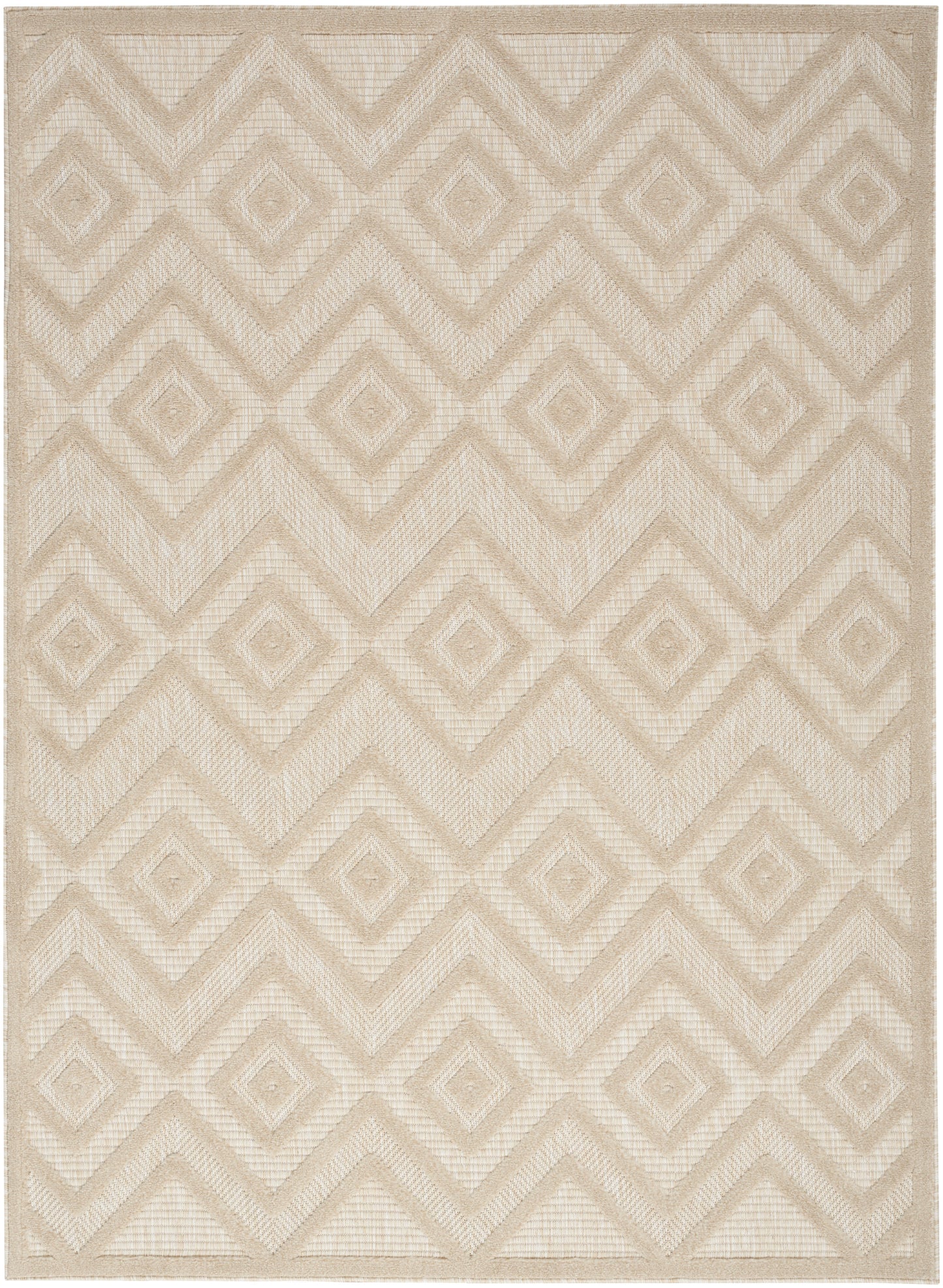 Nourison Versatile 6' x 9' Cream Modern Rug