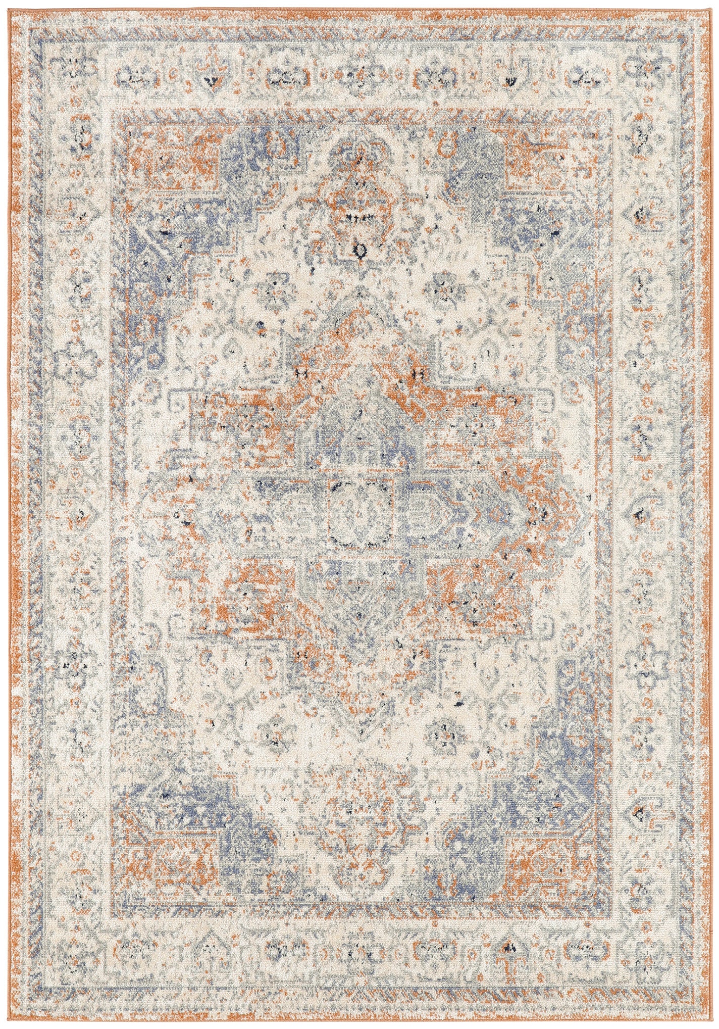 Nourison Nourison Essentials Persian 5' x 7' Beige Blue Vintage Rug