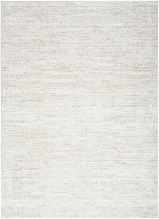 Nourison Dew 5'3" x 7' Ivory Beige Modern Indoor Rug