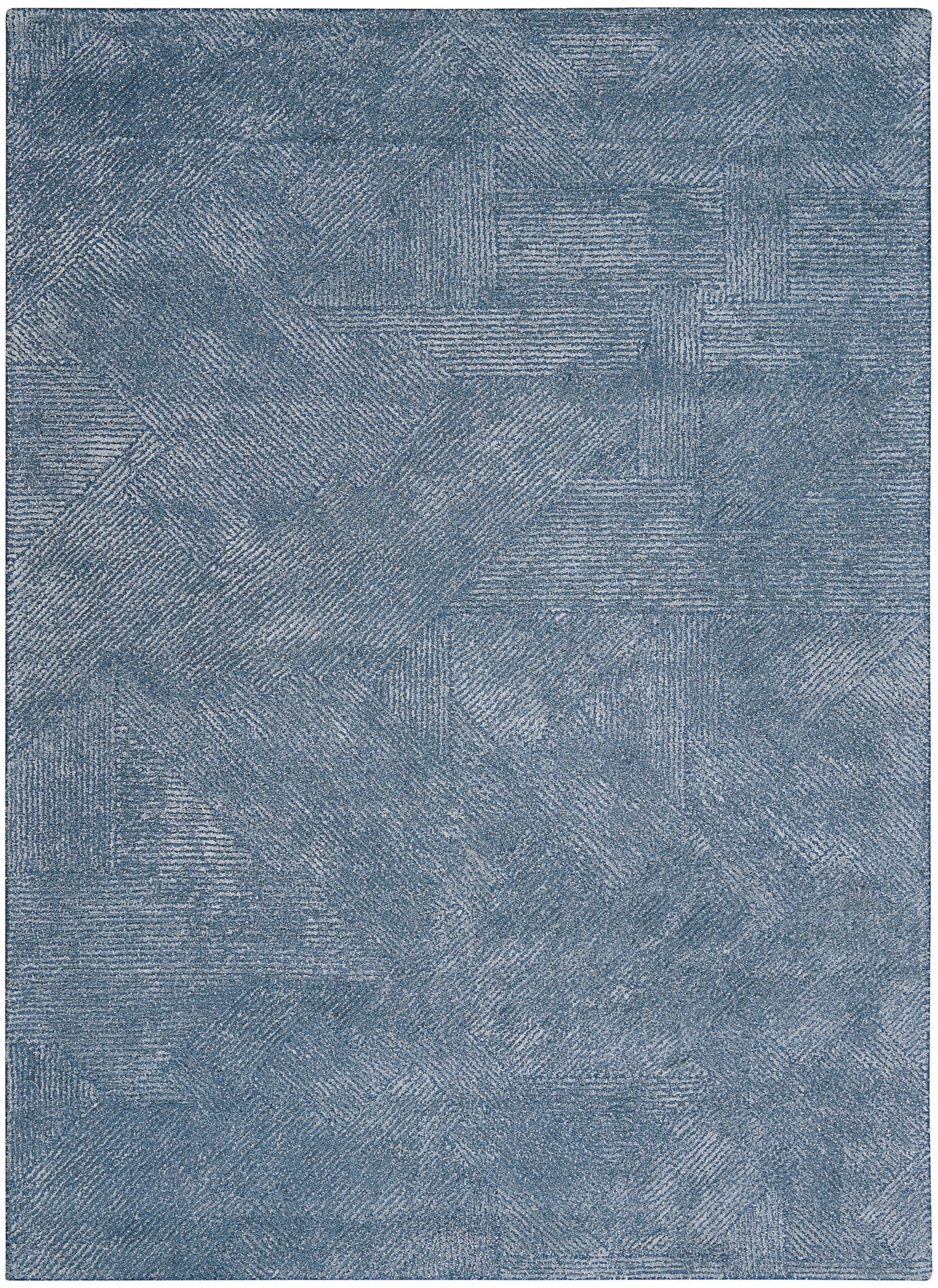 Michael Amini Ma30 Star 4' x 6' Blue Modern Indoor Rug