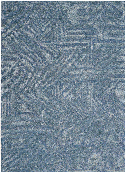 Michael Amini Ma30 Star 4' x 6' Blue Modern Indoor Rug