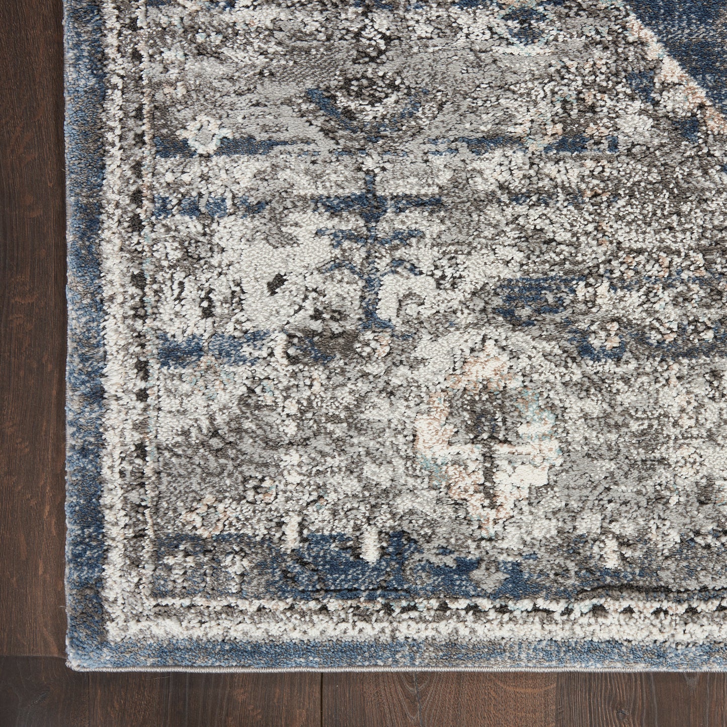 Nourison American Manor 7'10" x 9'10" Blue Farmhouse Indoor Rug