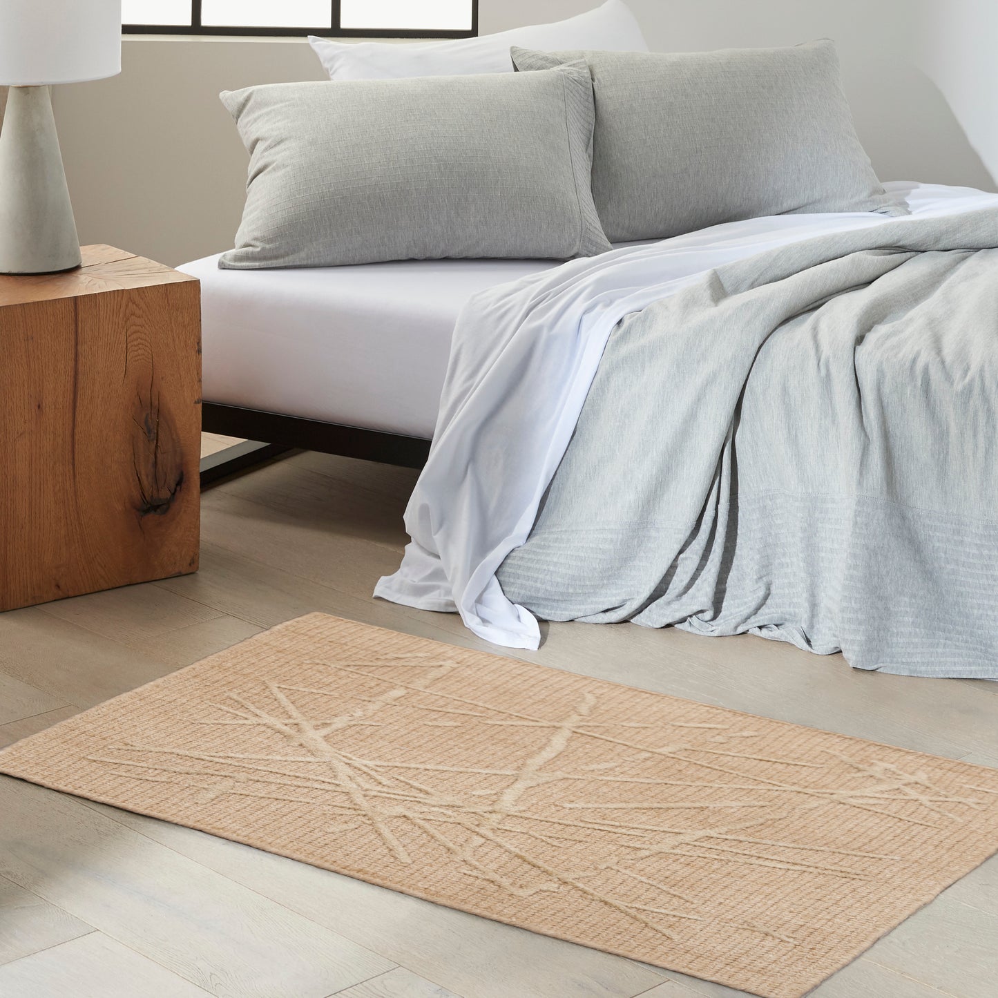 Calvin Klein CK044 Wander 2' x 3' Natural Modern Indoor Rug