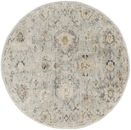 Nourison Oushak Home 7'10" x Round Mint Vintage Indoor Rug