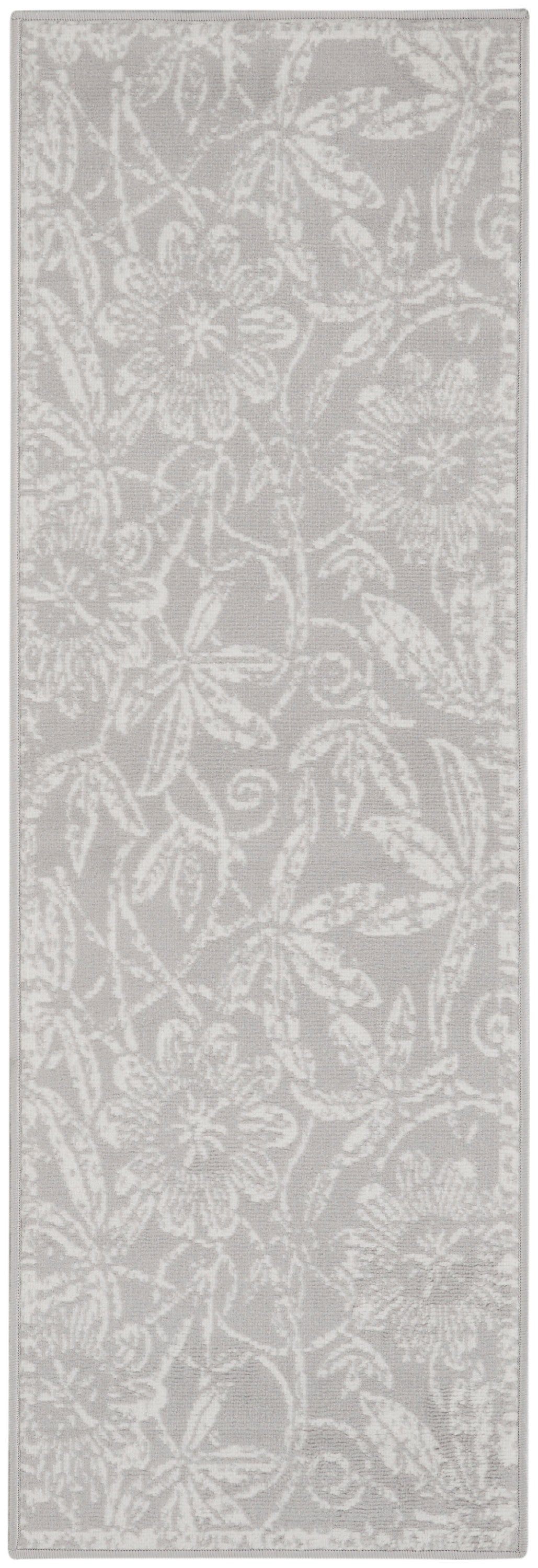 Nourison Whimsicle 2' x 8' Grey Farmhouse Indoor Rug