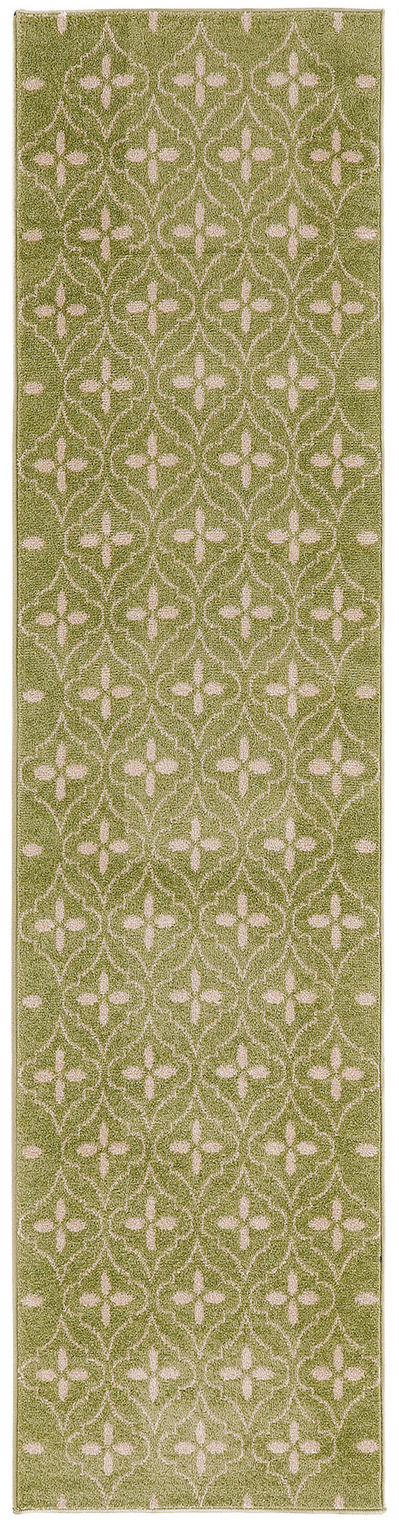 Nourison Nourison Essentials 2'2" x 7'6" Green Ivory Modern Rug