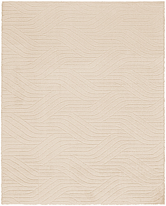 Calvin Klein Surfaces 5'2" x 7' Beige Shag Indoor Rug