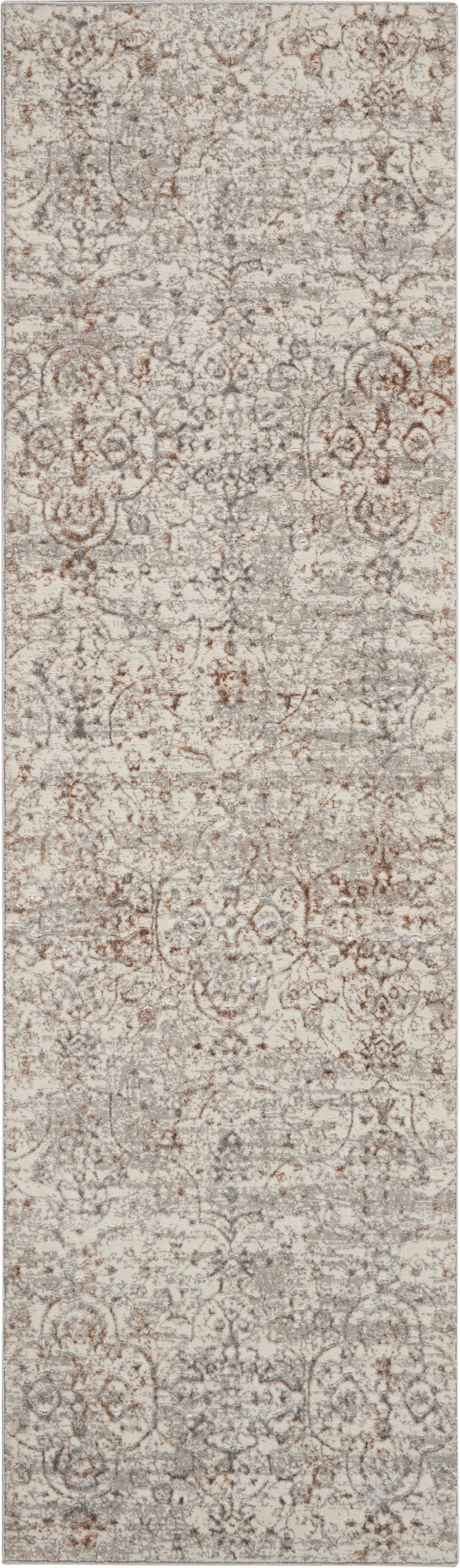 Nourison Royal Terrace 2'2" x 7'6" Beige Vintage Indoor Rug