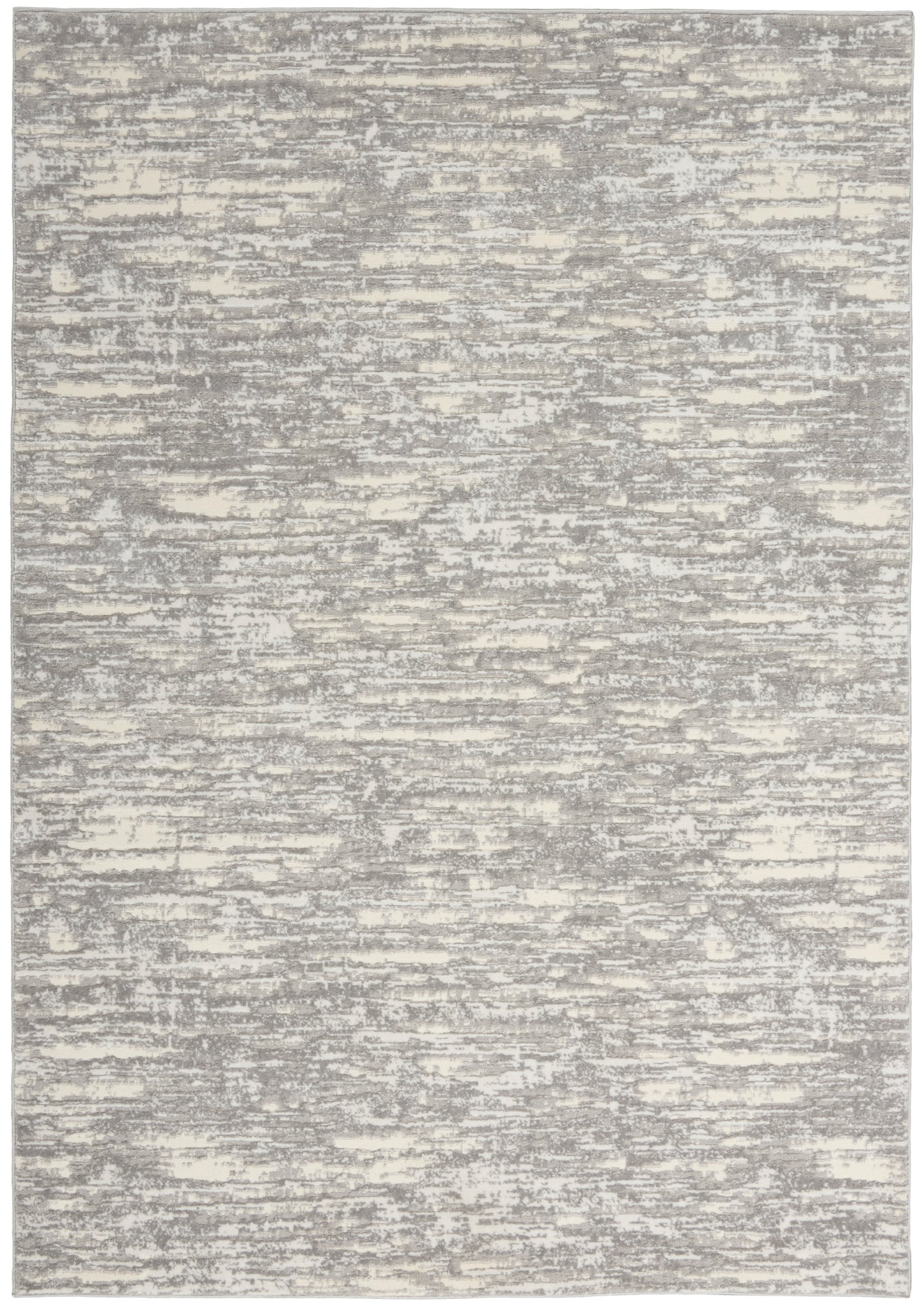 Calvin Klein CK005 Enchanting 5'3" x 7'3" Grey Beige Modern Indoor Rug