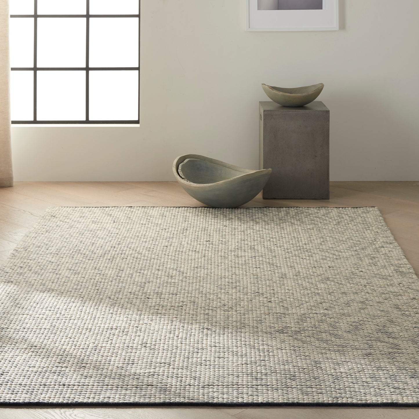 Calvin Klein Home Lowland 4' x 6' Basalt Modern Indoor Rug