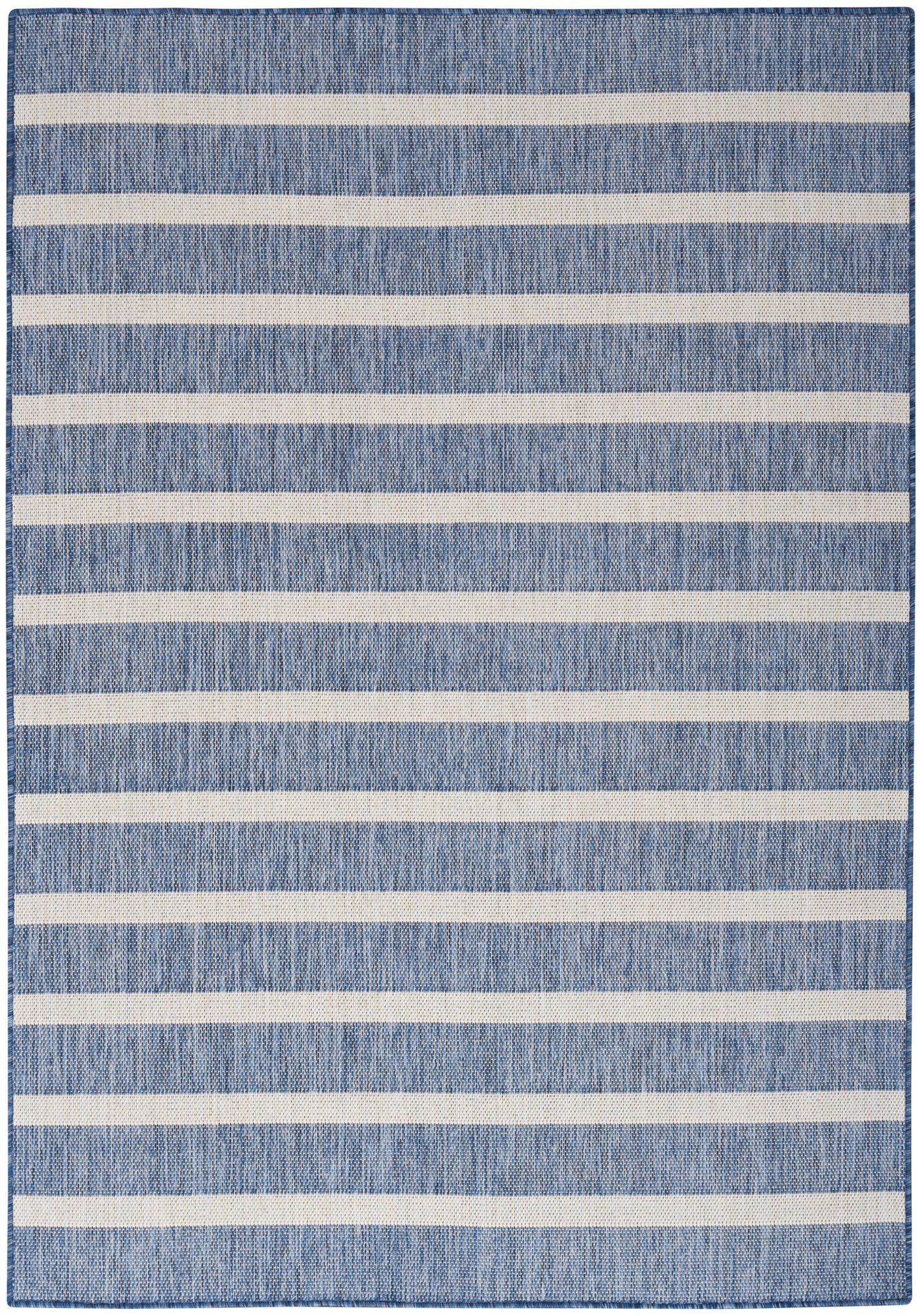 Nourison Positano 5' x 7' Navy Ivory Modern Rug