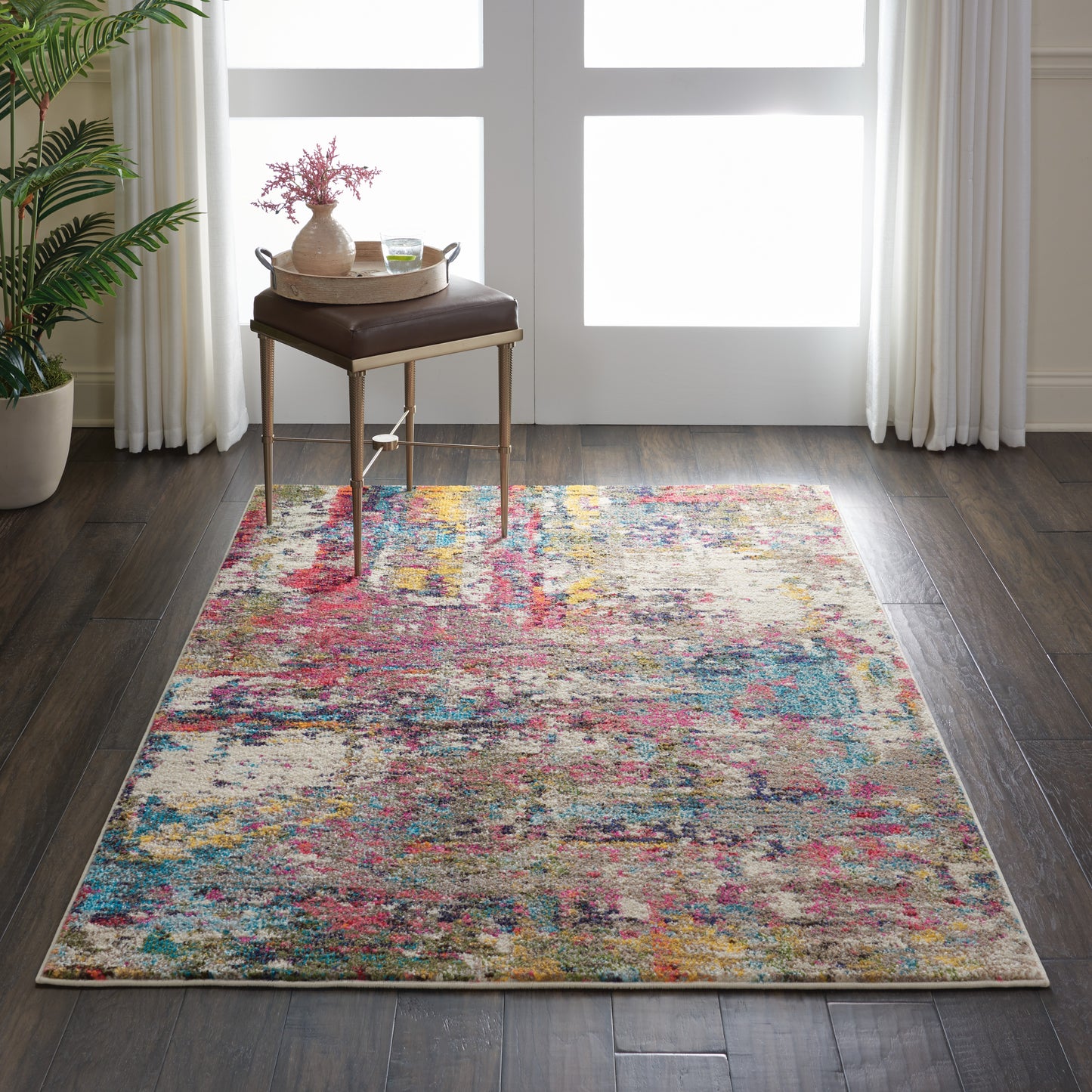 Nourison Celestial 3'11" x 5'11" Sunset Modern Indoor Rug