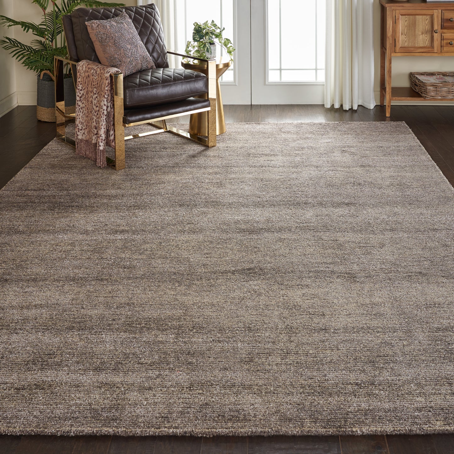 Nourison Weston 9'6" x 13' Charcoal Modern Indoor Rug