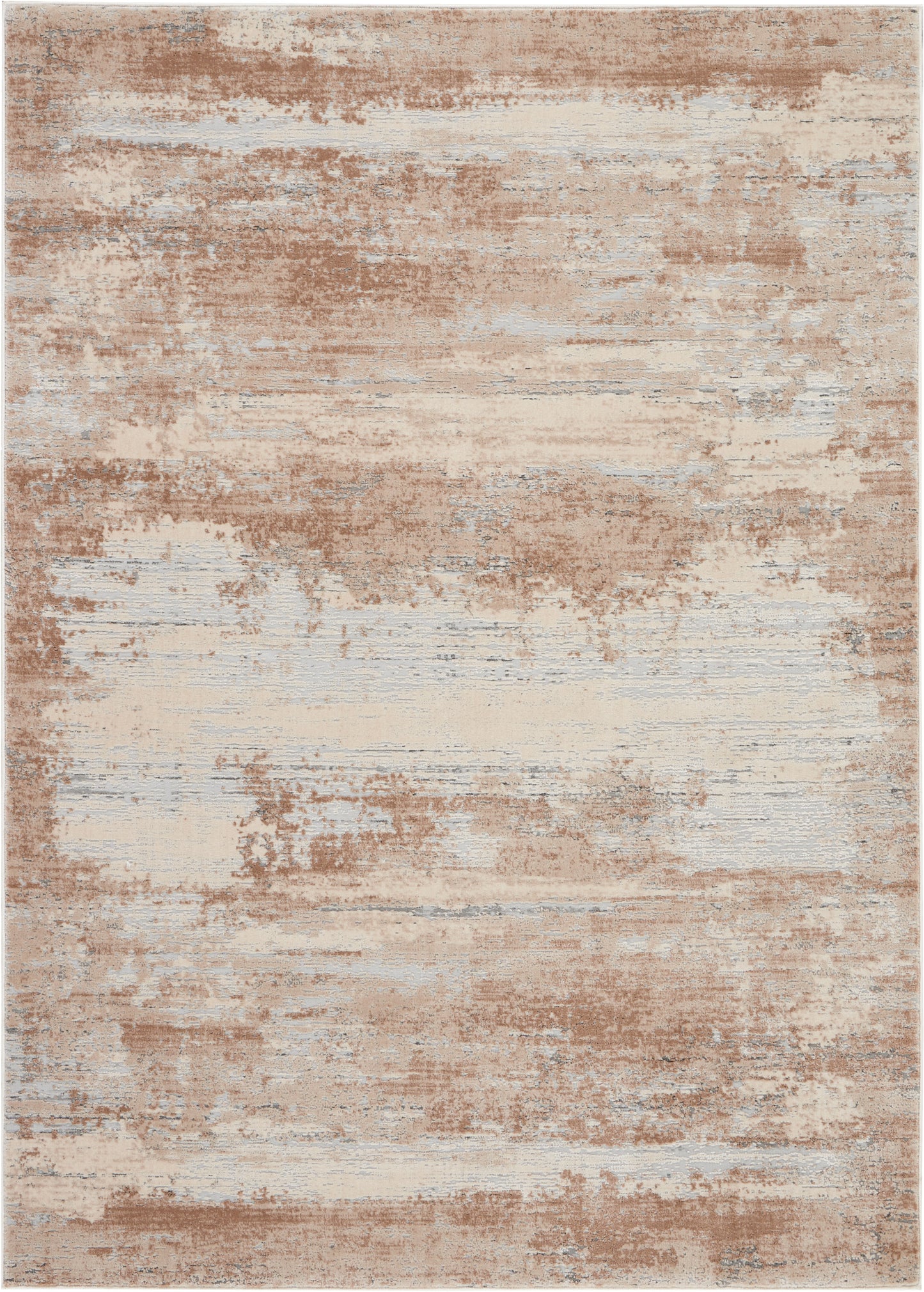 Nourison Rustic Textures 6' x 9' Beige Rustic Indoor Rug