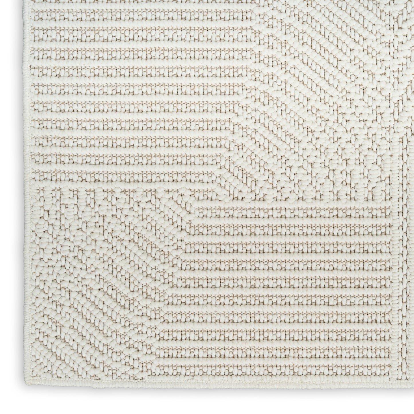 Nourison Natural Texture 3'11" x 5'11" Ivory Modern Indoor Rug