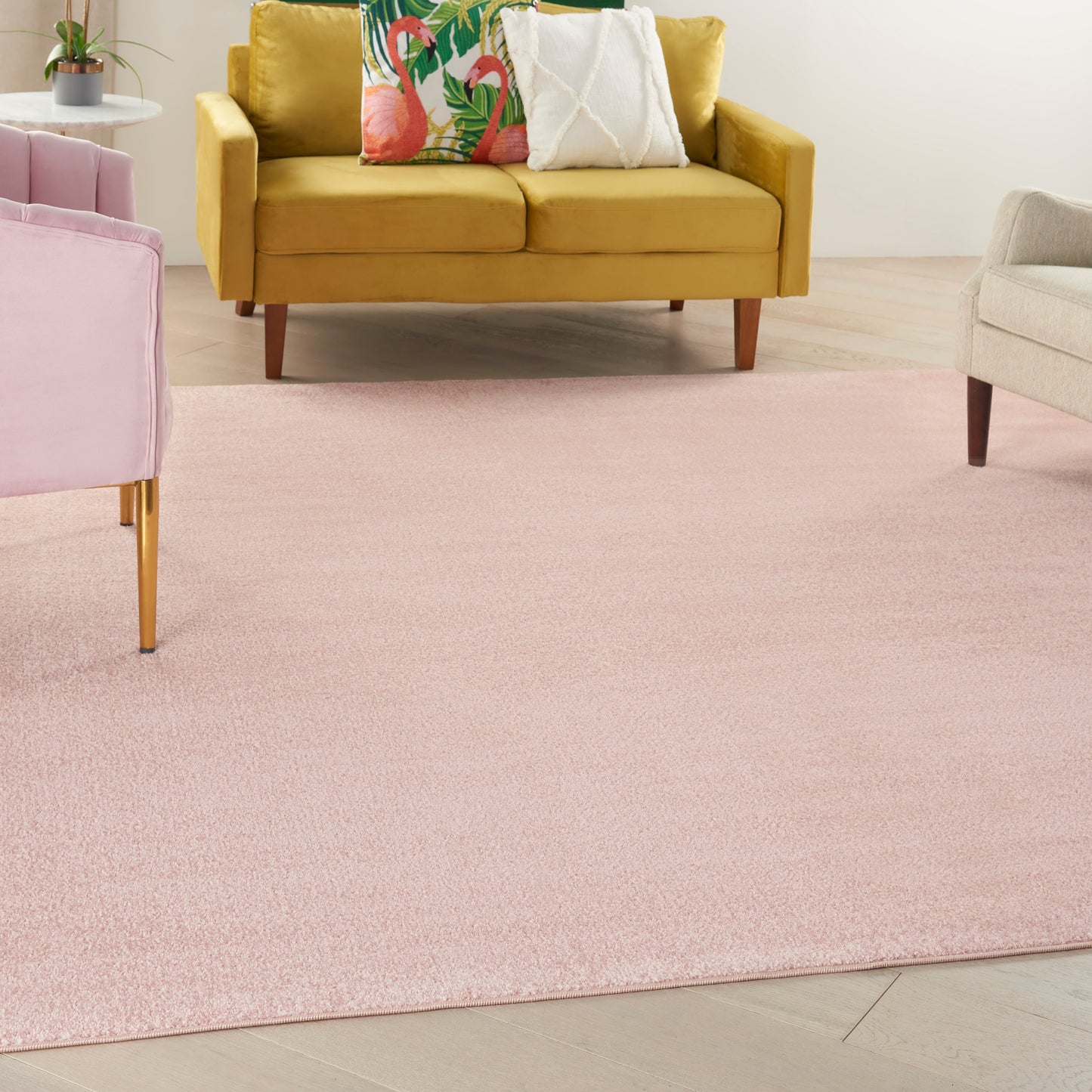 Nourison Nourison Essentials 9' x Square Pink Outdoor Rug