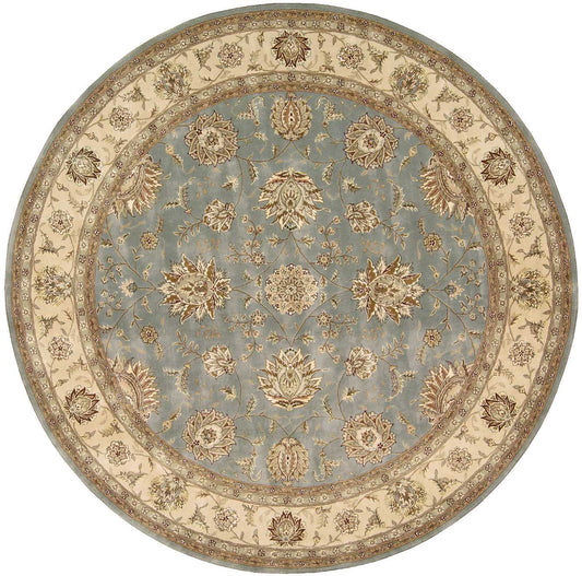 Nourison Nourison 2000 8' x Round Blue Traditional Indoor Rug