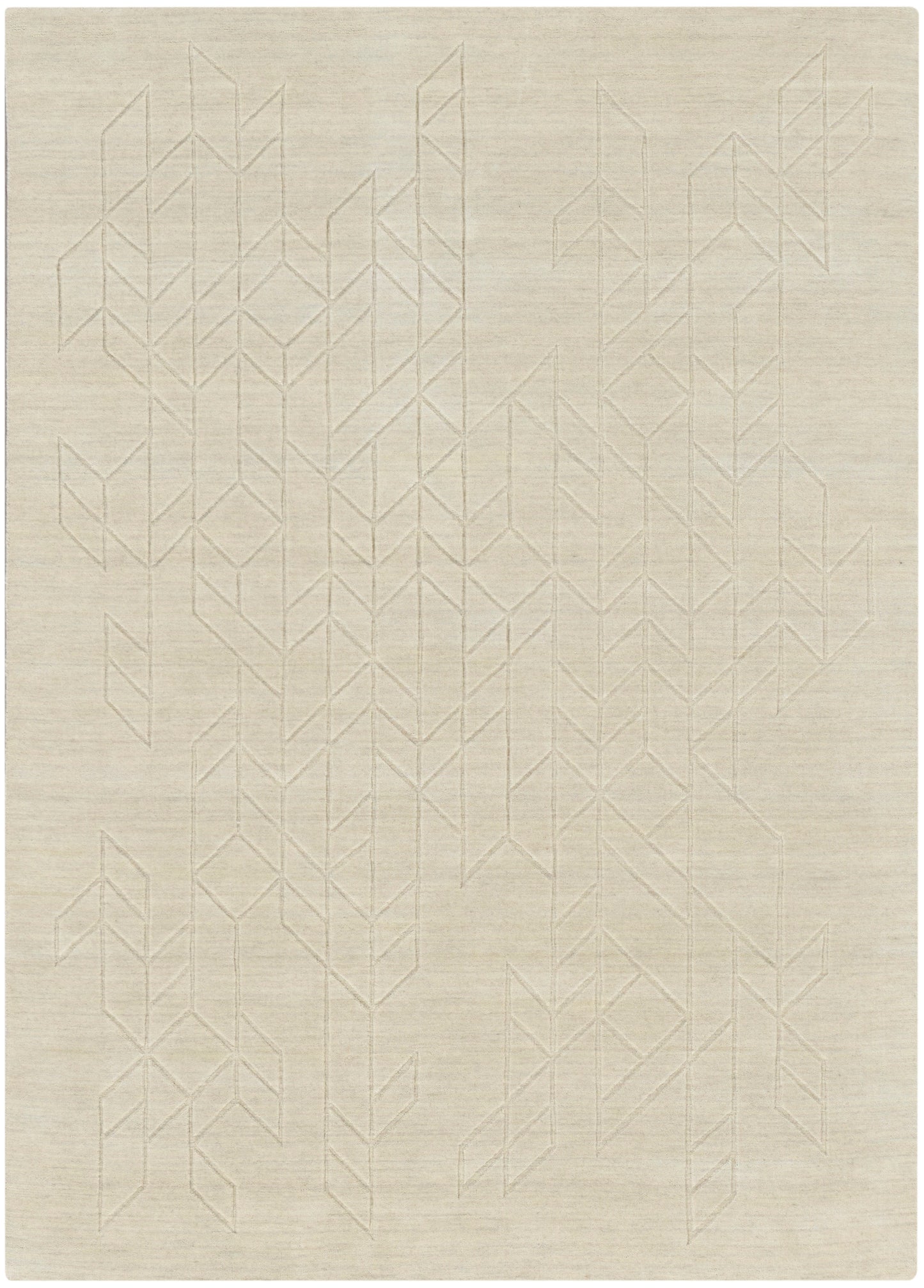 Nourison Alessia 7'9" x 9'9" Ivory Modern Indoor Rug