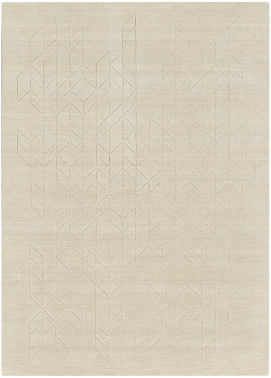 Nourison Alessia 7'9" x 9'9" Ivory Modern Indoor Rug