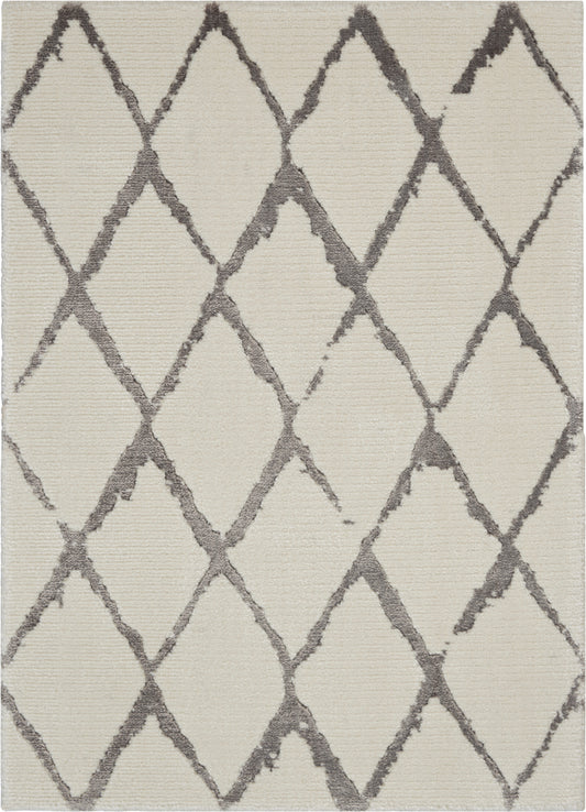 Nourison Twilight 2' x 3' Ivory/Grey Modern Indoor Rug