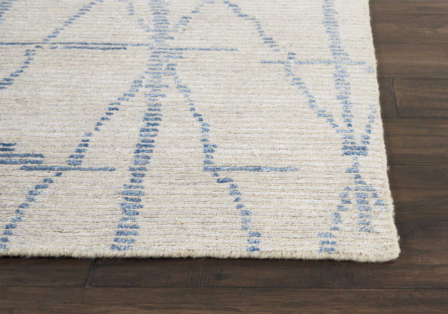 Nourison Ellora 9'9" x 13'9" Sky Scandinavian Indoor Rug