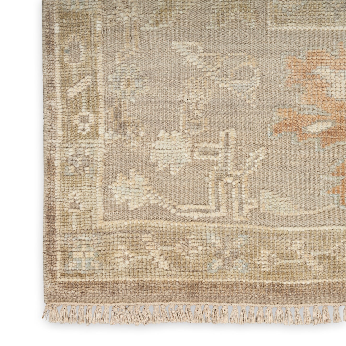 Nourison Whispers 2' x 3' Taupe Vintage Indoor Rug