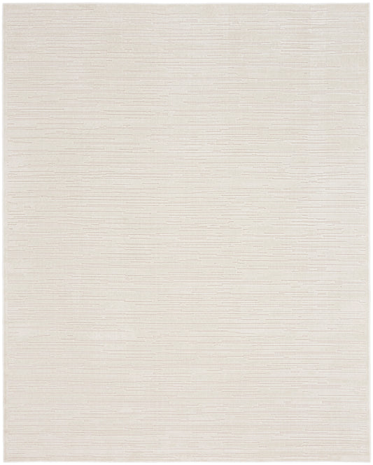 Nourison Care Free 9'2" x 12' Beige Modern Indoor Rug