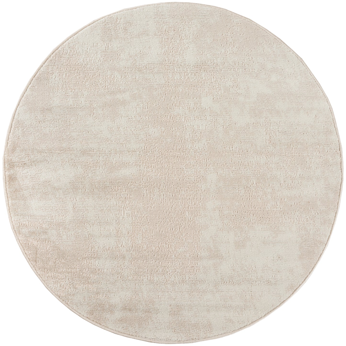 Nourison Serenity Home 4' x Round Ivory Modern Indoor Rug