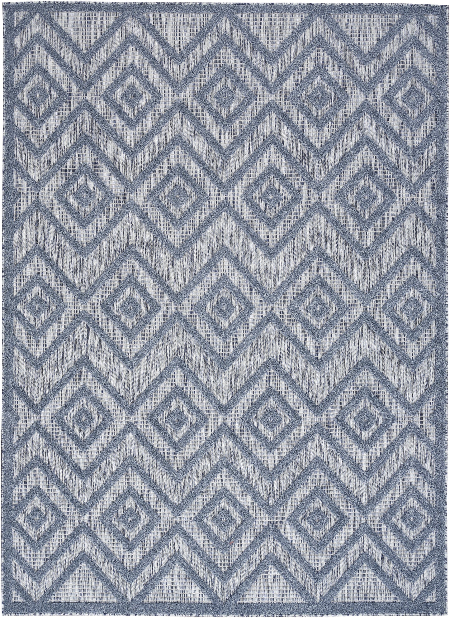 Nourison Versatile 5' x 7' Denim Blue Modern Rug