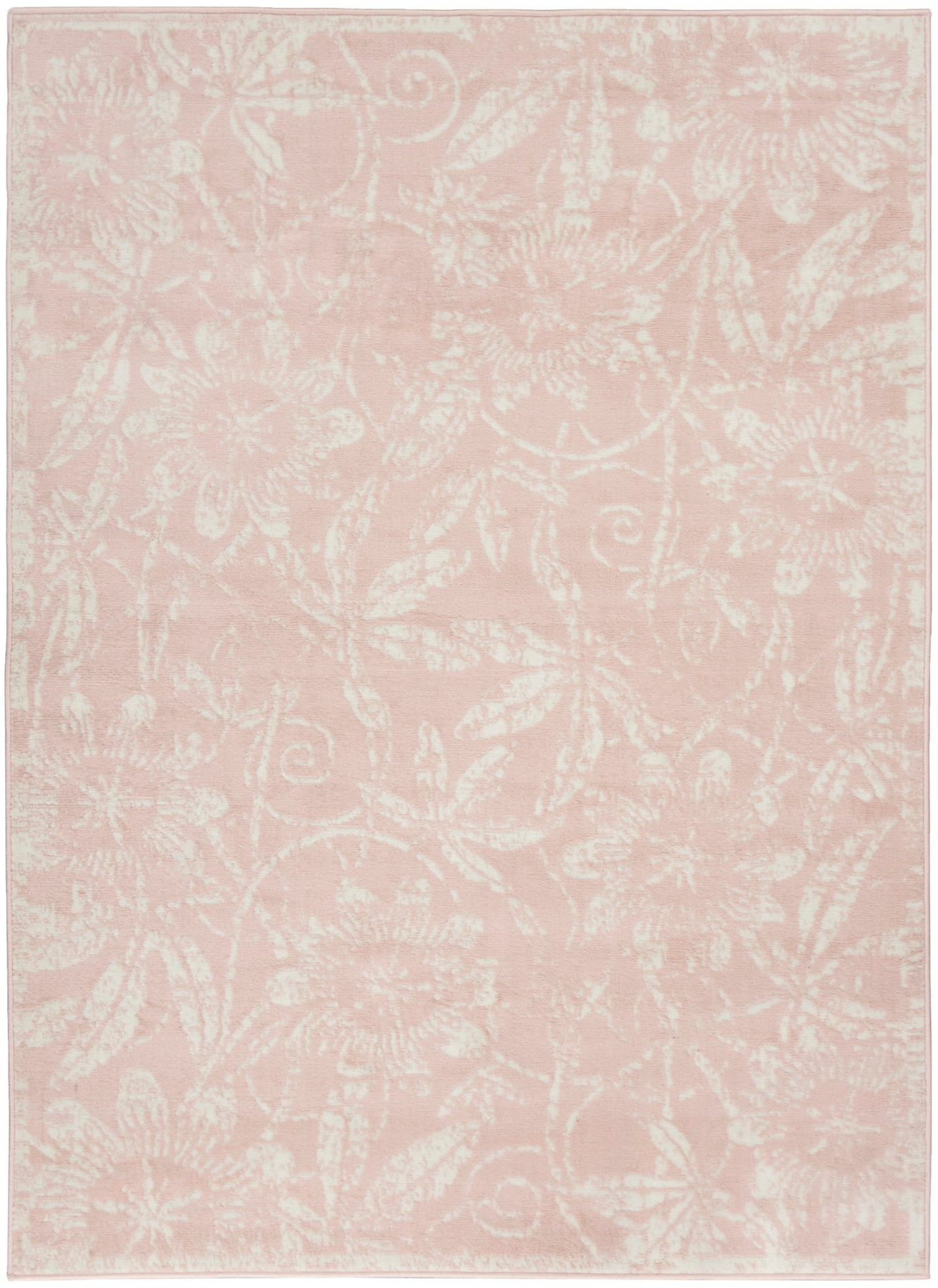 Nourison Whimsicle 6' x 9' Pink Farmhouse Indoor Rug