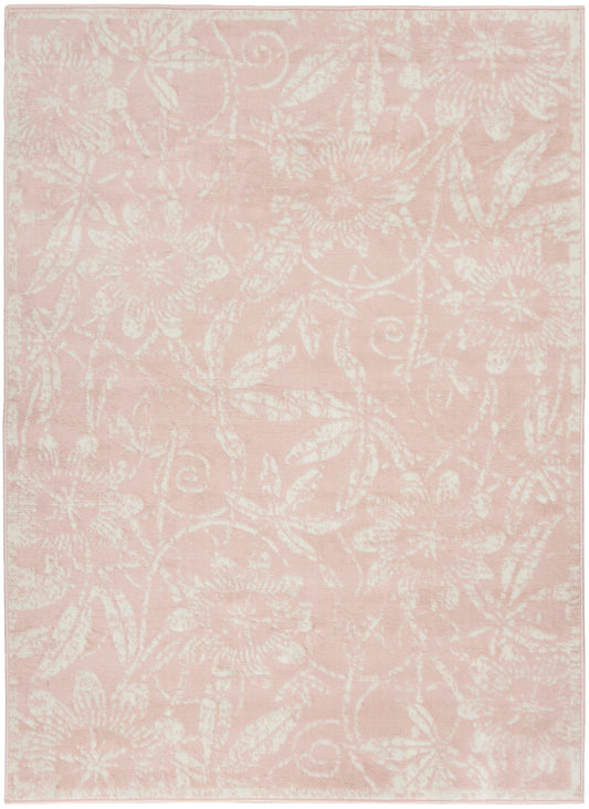 Nourison Whimsicle 6' x 9' Pink Farmhouse Indoor Rug