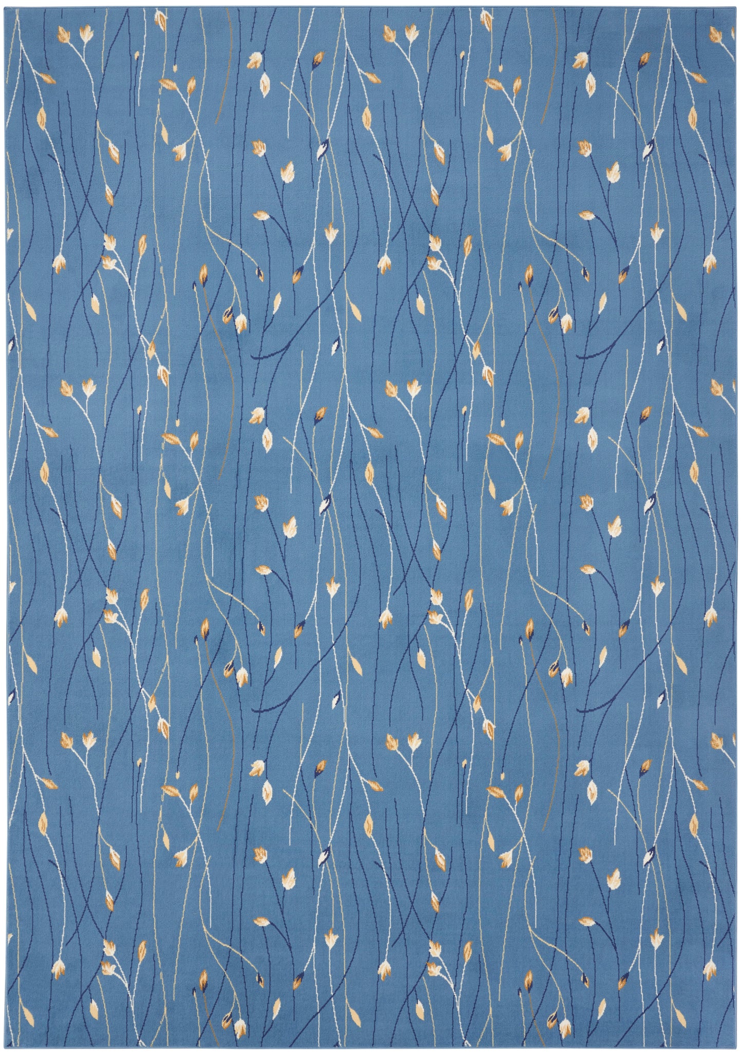 Nourison Grafix 7' x 10' Light Blue Contemporary Indoor Rug