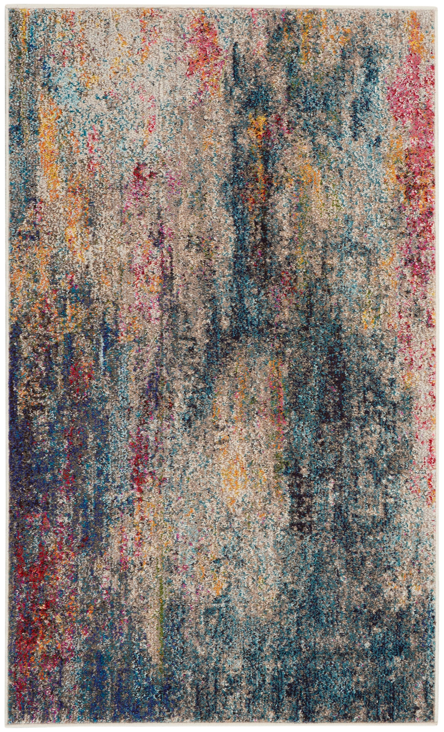 Nourison Celestial 3' x 5' Multicolor Modern Indoor Rug