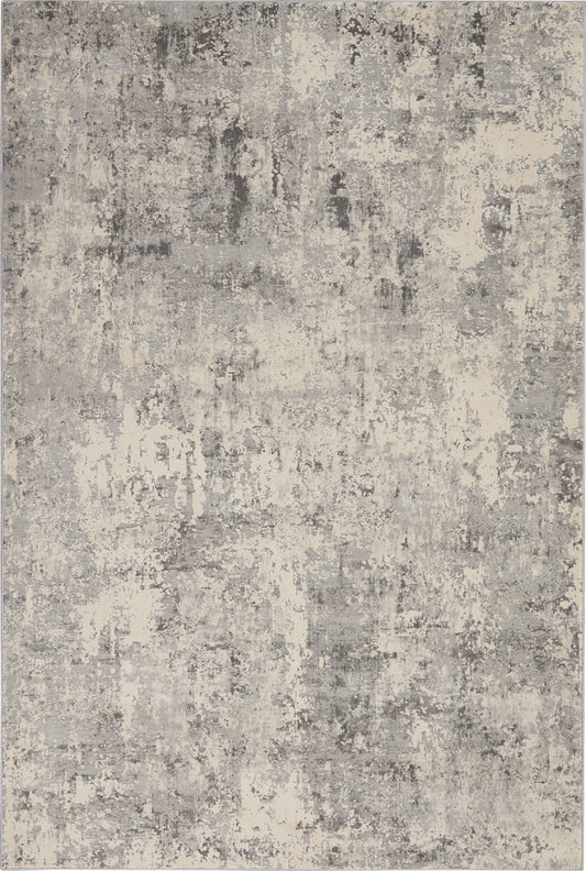 Nourison Rustic Textures 6' x 9' Grey Beige Rustic Indoor Rug