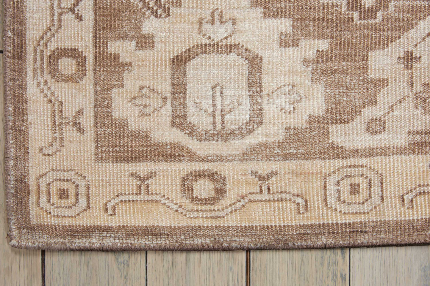 Nourison Aldora 5'6" x 8' Mocha Vintage Indoor Rug