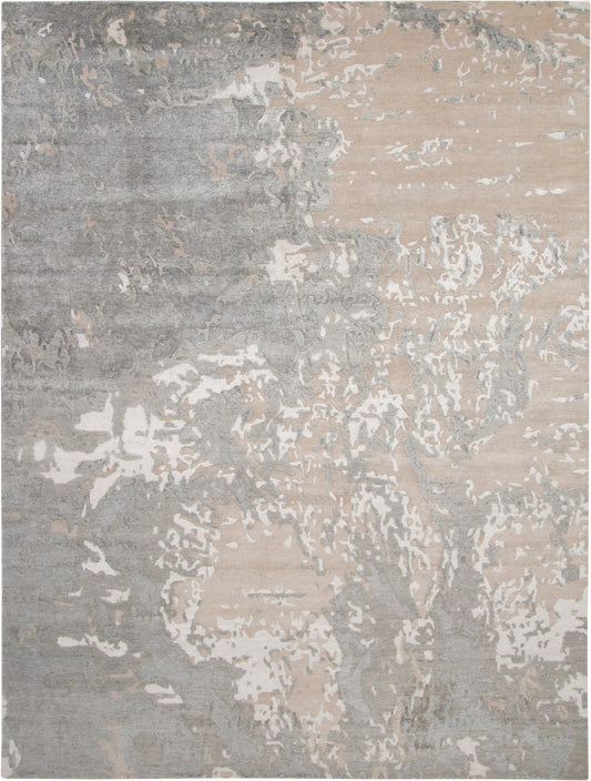 Nourison Silk Shadows 8'6" x 11'6" Sand Modern Indoor Rug