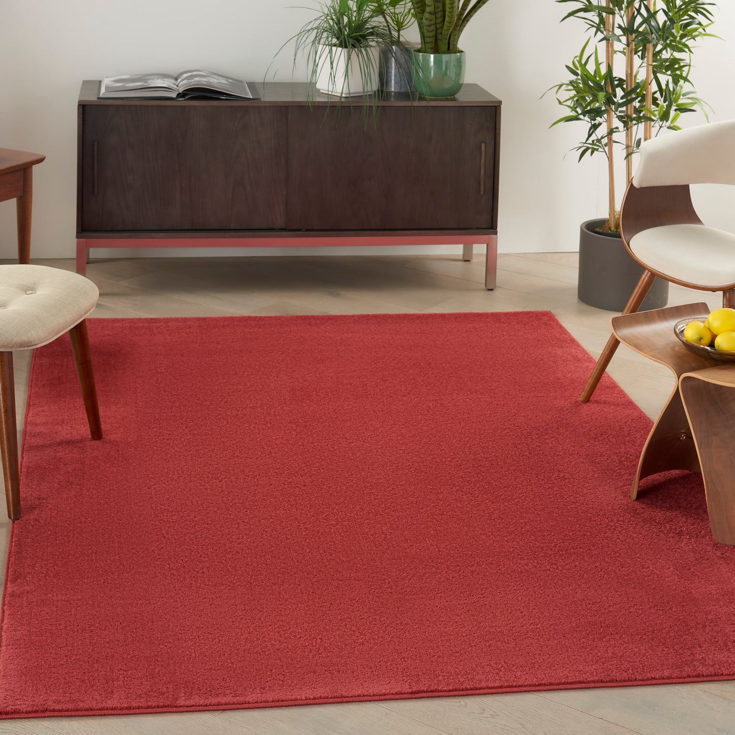 Nourison Nourison Essentials 5' x 7' Brick Red Outdoor Rug