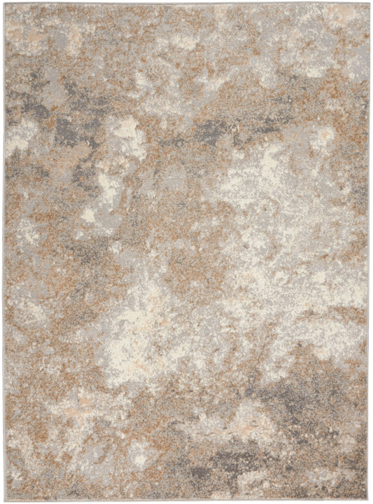 Inspire Me! Home Décor Joli 5'3" x 7'3" Ivory Beige Modern Indoor Rug