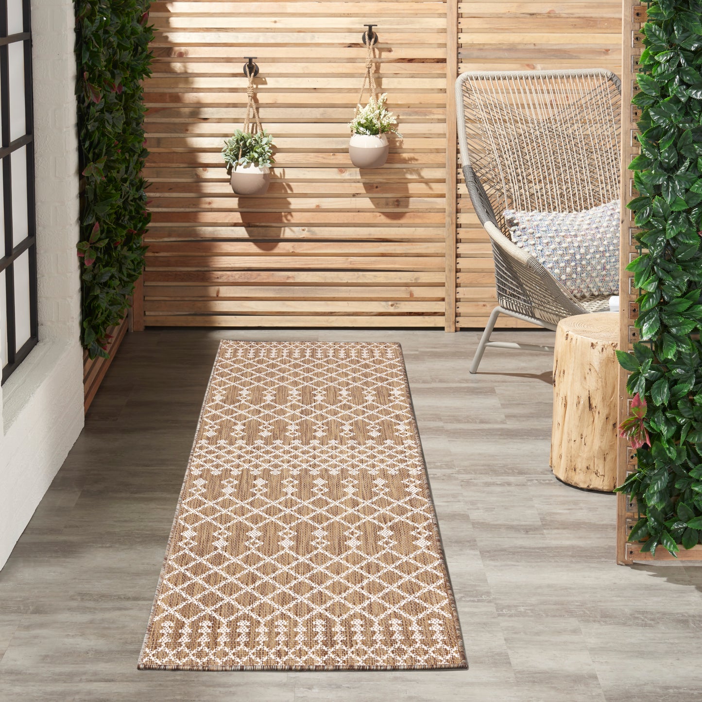 Nourison Positano 2' x 6' Jute Modern Rug