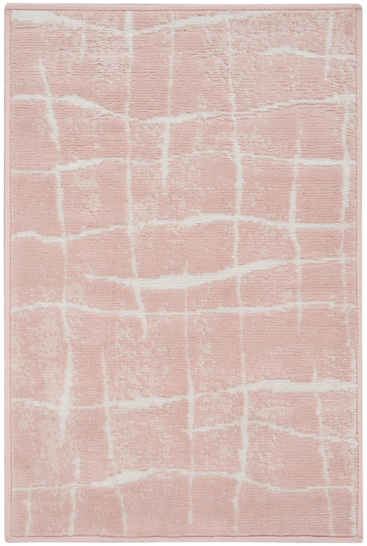 Nourison Whimsicle 2' x 3' Pink Ivory Modern Indoor Rug