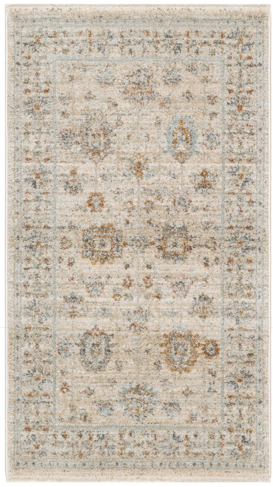 Nourison Traditional Home 2'6" x 4'6" Ivory Beige Vintage Indoor Rug