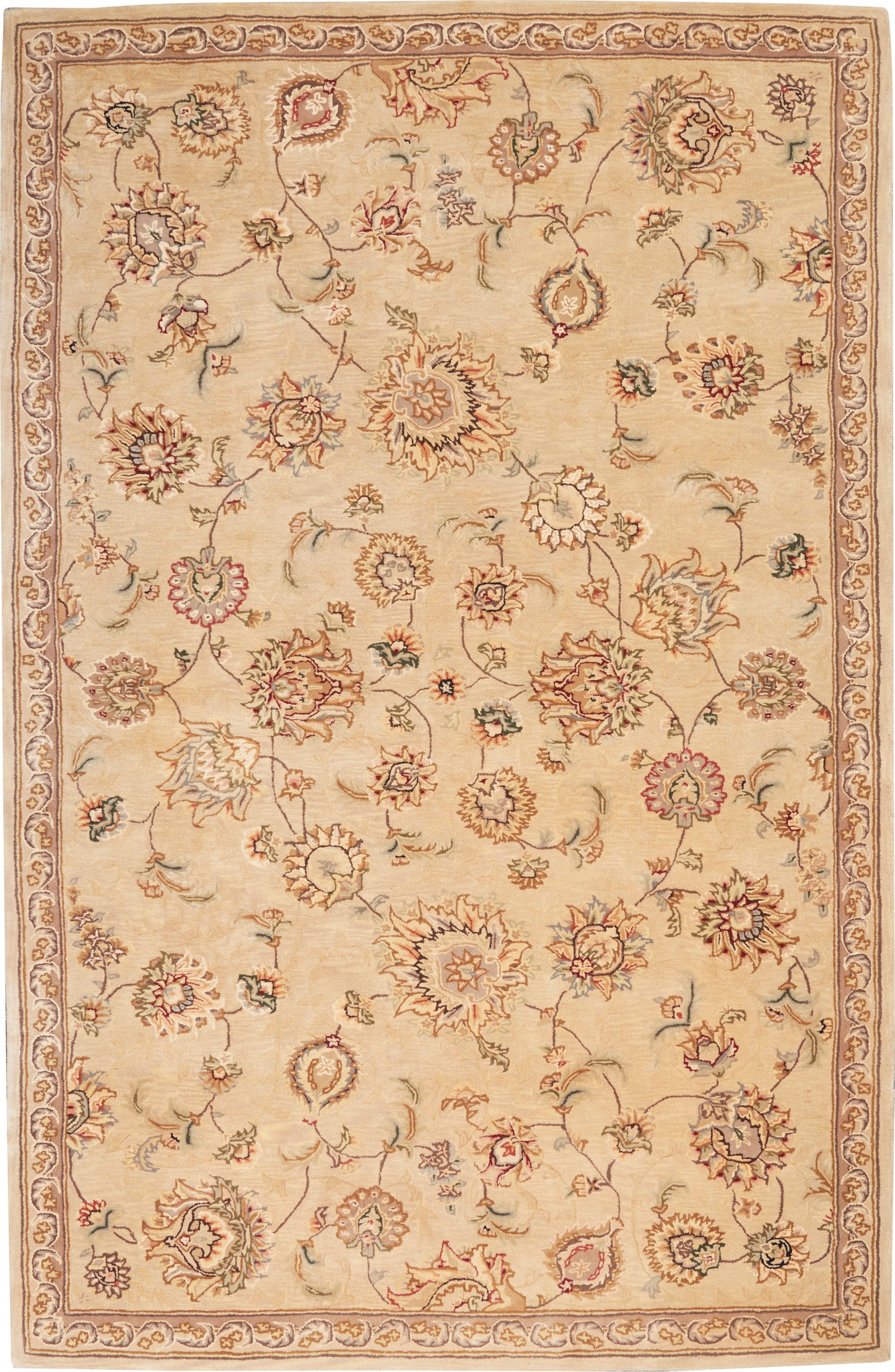 Nourison Nourison 2000 5'6" x 8'6" Beige Traditional Indoor Rug