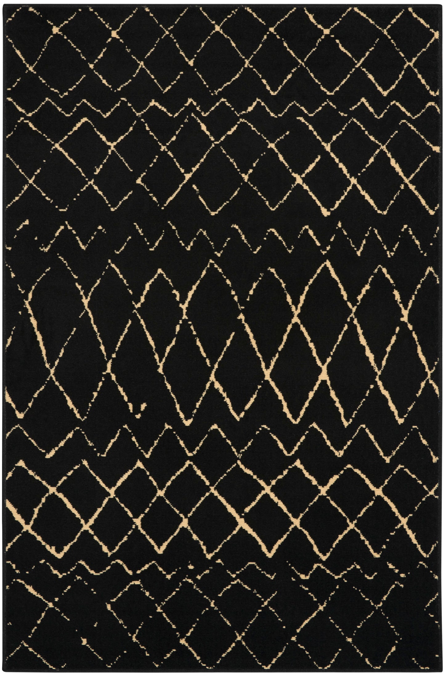 Nourison Grafix 3'9" x 5'9" Black Bohemian Indoor Rug